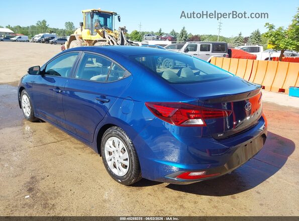 5NPD74LF5LH610455 2020 HYUNDAI ELANTRA Blue Rear left