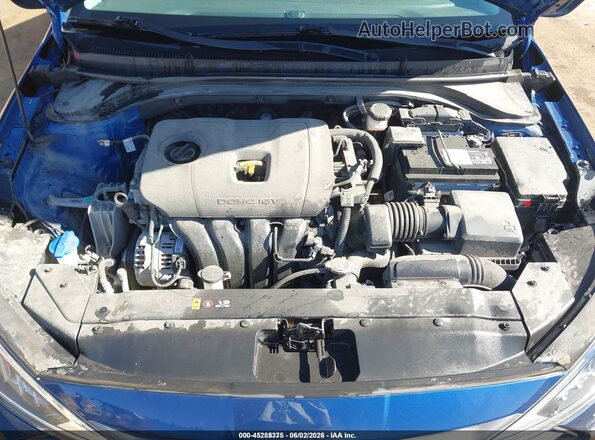 5NPD74LF5LH610455 2020 HYUNDAI ELANTRA Blue Rear view