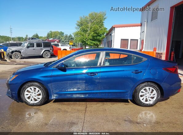 5NPD74LF5LH610455 2020 HYUNDAI ELANTRA Blue 360 interior view