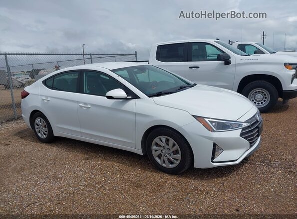 5NPD74LF5LH610827 2020 HYUNDAI ELANTRA Белый Вид задней части салона
