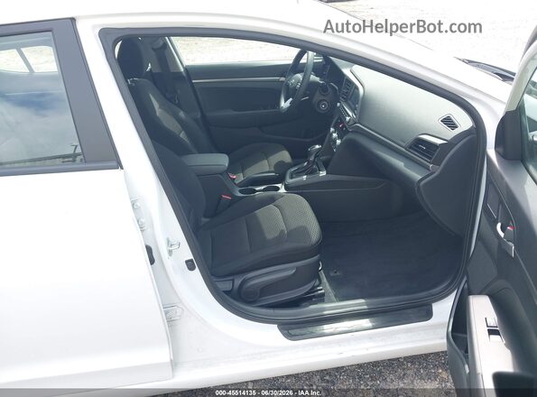 5NPD74LF5LH611167 2020 HYUNDAI ELANTRA White წინა სალონის ხედი
