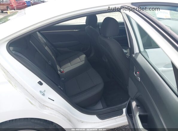 5NPD74LF5LH611167 2020 HYUNDAI ELANTRA White VIN კოდის სტიკერის ხედი
