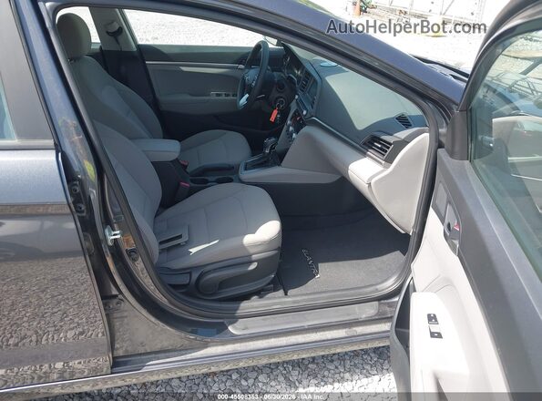 5NPD74LF5LH612562 2020 HYUNDAI ELANTRA Gray Front interior view