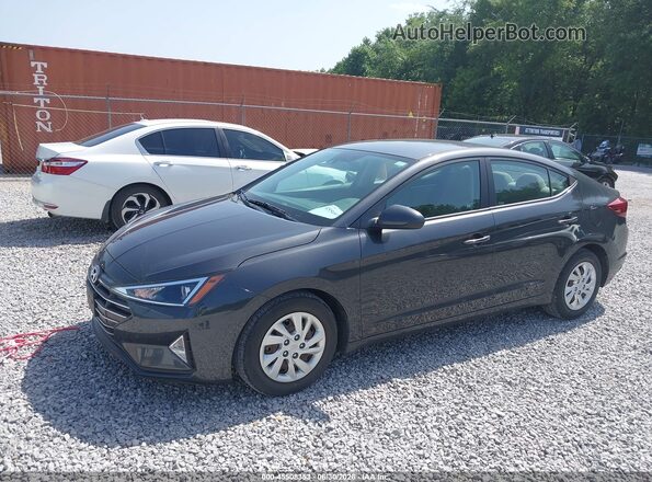 5NPD74LF5LH612562 2020 HYUNDAI ELANTRA Gray Rear interior view