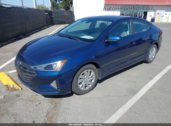 5NPD74LF5LH612688 2020 HYUNDAI ELANTRA Blue Przód lewy