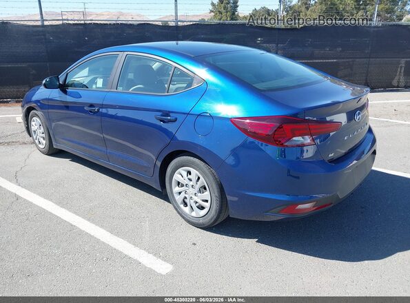 5NPD74LF5LH612688 2020 HYUNDAI ELANTRA Blue Tył lewy