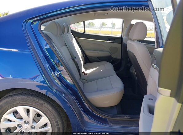 5NPD74LF5LH612688 2020 HYUNDAI ELANTRA Blue Widok naklejki z numerem VIN