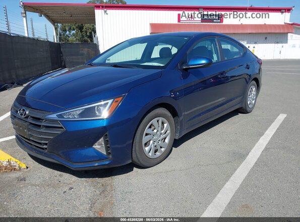 5NPD74LF5LH612688 2020 HYUNDAI ELANTRA Blue Widok z przodu
