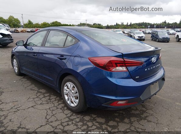 5NPD74LF5LH612982 2020 HYUNDAI ELANTRA Blue Trasero izquierdo