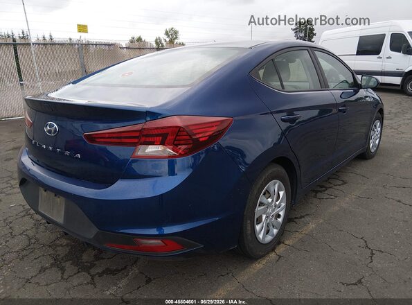 5NPD74LF5LH612982 2020 HYUNDAI ELANTRA Blue Trasero derecho