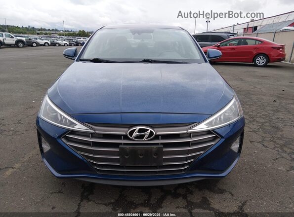 5NPD74LF5LH612982 2020 HYUNDAI ELANTRA Blue Vista del cuadro de instrumentos