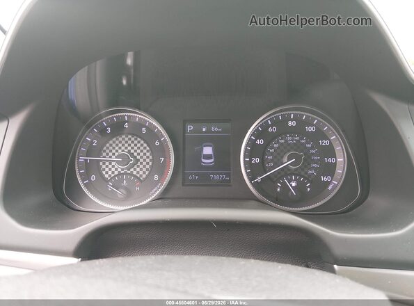 5NPD74LF5LH612982 2020 HYUNDAI ELANTRA Blue Vista de los asientos traseros