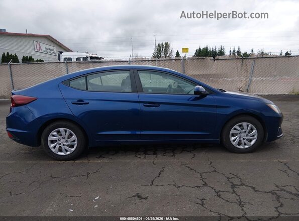 5NPD74LF5LH612982 2020 HYUNDAI ELANTRA Blue Vista interior trasera