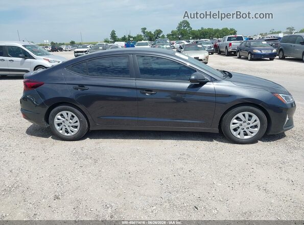 5NPD74LF5LH613985 2020 HYUNDAI ELANTRA Черный Вид задней части салона