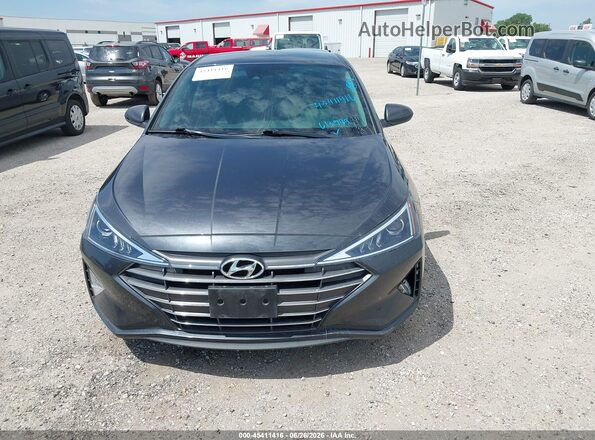 5NPD74LF5LH613985 2020 HYUNDAI ELANTRA Черный Вид щитка приборов