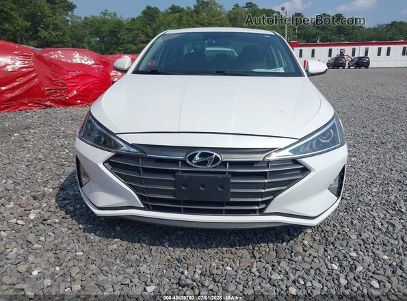 5NPD74LF5LH616580 2020 HYUNDAI ELANTRA White Սարքավորումների վահանակի տեսք