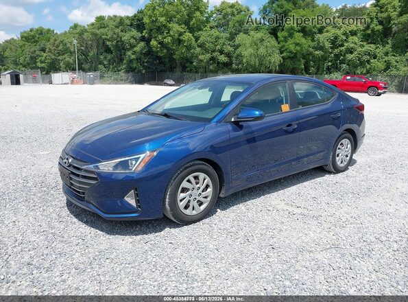 5NPD74LF5LH617292 2020 HYUNDAI ELANTRA Blue Передня ліва чверть