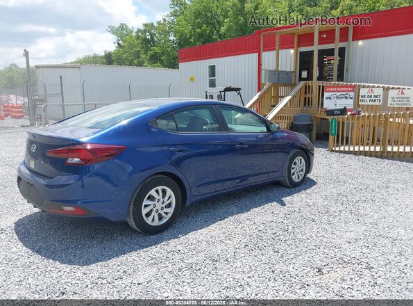 5NPD74LF5LH617292 2020 HYUNDAI ELANTRA Blue Задня права чверть