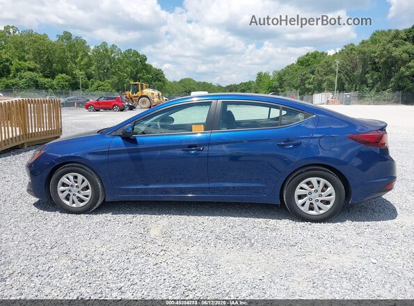 5NPD74LF5LH617292 2020 HYUNDAI ELANTRA Blue Панорамний вид салону 360°