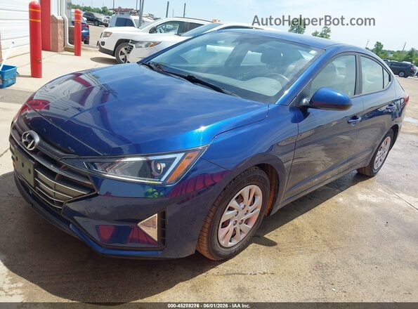 5NPD74LF5LH618166 2020 HYUNDAI ELANTRA Blue Front left