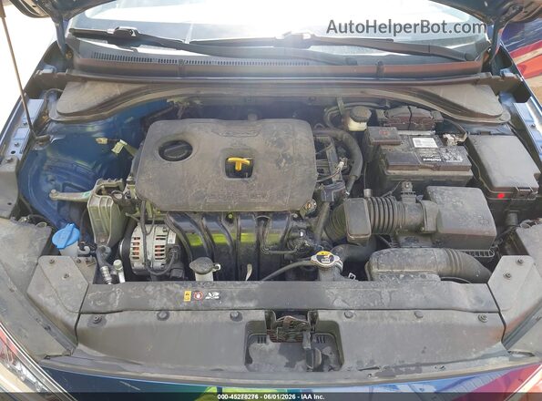 5NPD74LF5LH618166 2020 HYUNDAI ELANTRA Blue Rear view