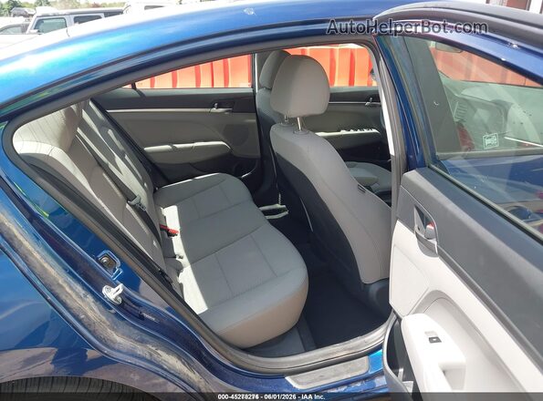 5NPD74LF5LH618166 2020 HYUNDAI ELANTRA Blue VIN sticker view