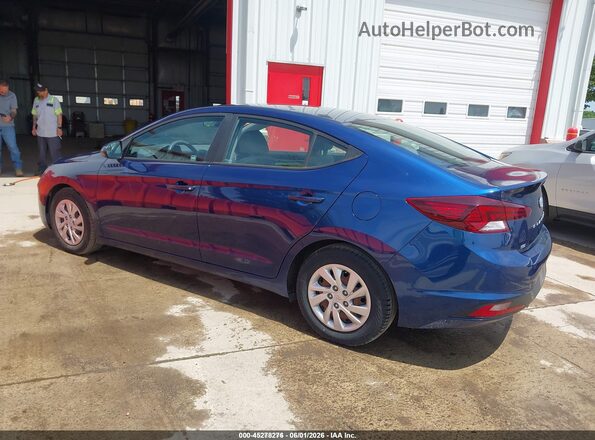 5NPD74LF5LH618166 2020 HYUNDAI ELANTRA Blue Rear left