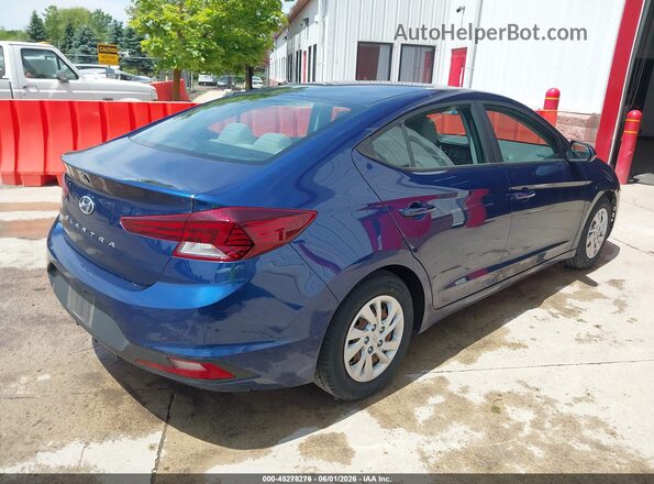5NPD74LF5LH618166 2020 HYUNDAI ELANTRA Blue Rear right