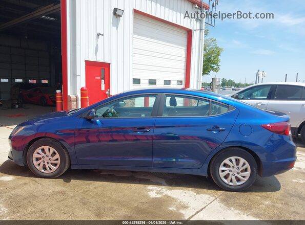 5NPD74LF5LH618166 2020 HYUNDAI ELANTRA Blue 360 interior view