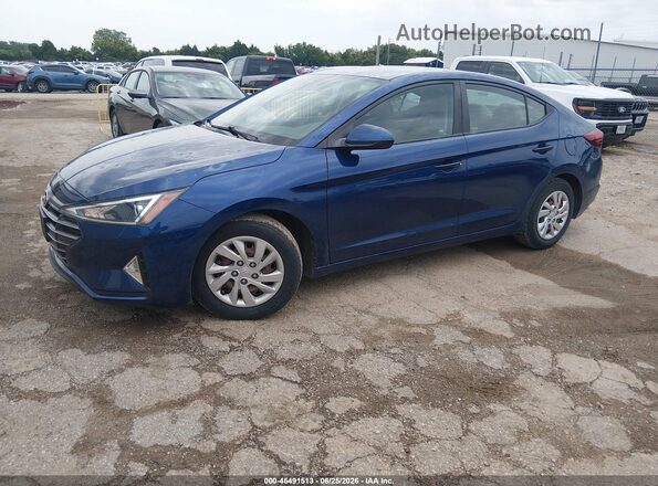 5NPD74LF5LH618216 2020 HYUNDAI ELANTRA Blue წინა მარცხენა ხედი სამი მეოთხედიდან