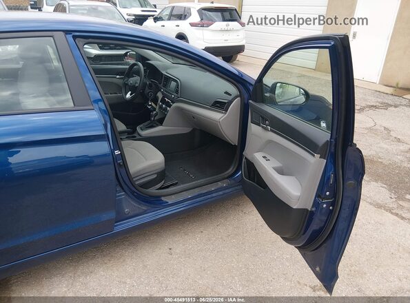 5NPD74LF5LH618216 2020 HYUNDAI ELANTRA Blue წინა სალონის ხედი