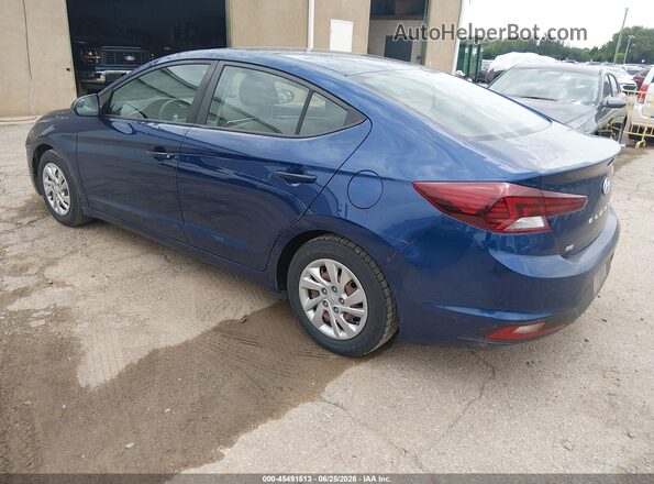 5NPD74LF5LH618216 2020 HYUNDAI ELANTRA Blue უკანა მარცხენა