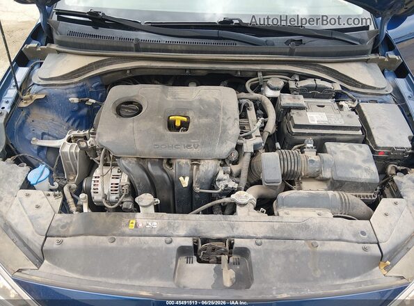 5NPD74LF5LH618216 2020 HYUNDAI ELANTRA Blue უკანა ხედი