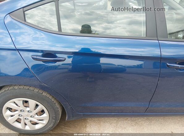 5NPD74LF5LH618216 2020 HYUNDAI ELANTRA Blue უკანა სალონის ხედი