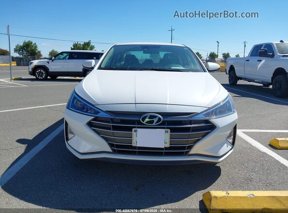 5NPD74LF5LH620032 2020 HYUNDAI ELANTRA White Rear interior view