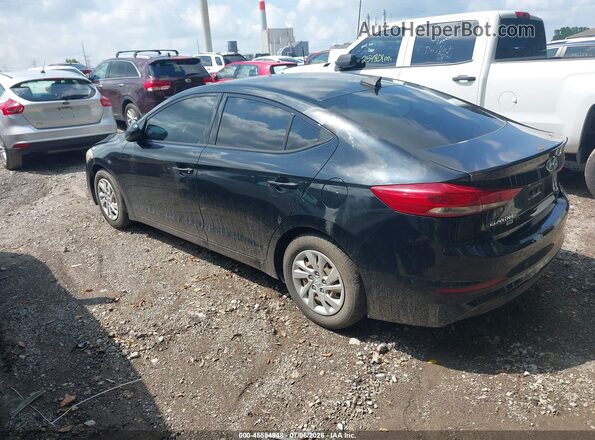 5NPD74LF6HH113406 2017 HYUNDAI ELANTRA Черный Задняя левая четверть
