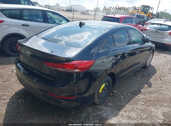 5NPD74LF6HH113406 2017 HYUNDAI ELANTRA Черный Задняя правая четверть