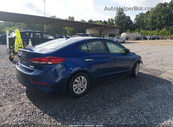 5NPD74LF6HH134448 2017 HYUNDAI ELANTRA Синий Задняя правая четверть