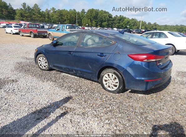 5NPD74LF6HH134448 2017 HYUNDAI ELANTRA Синий Задняя левая четверть