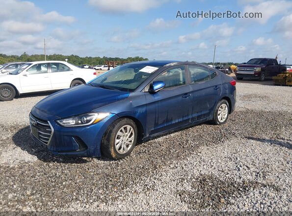 5NPD74LF6HH134448 2017 HYUNDAI ELANTRA Синий Передняя левая четверть