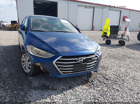 5NPD74LF6HH134448 2017 HYUNDAI ELANTRA Синий Вид спереди