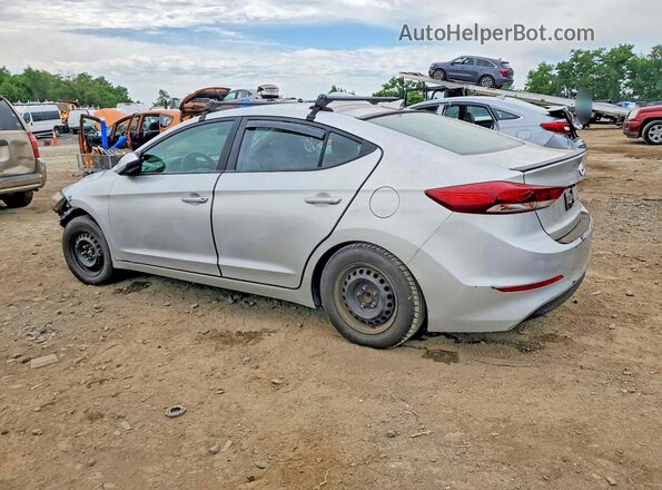 5NPD74LF6HH166994 2017 HYUNDAI ELANTRA Серебряный Задняя левая четверть