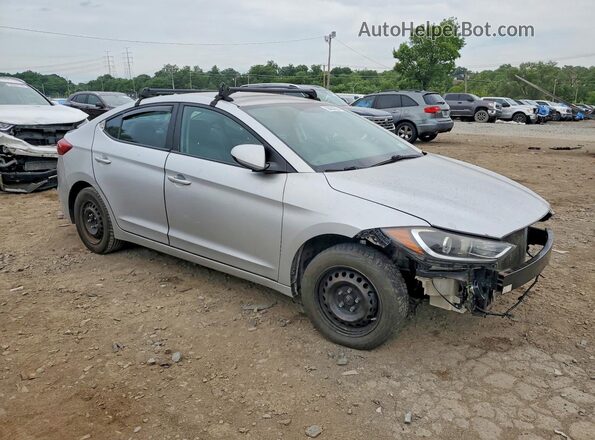 5NPD74LF6HH166994 2017 HYUNDAI ELANTRA Серебряный Передняя правая четверть