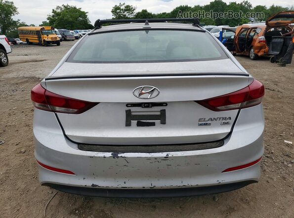 5NPD74LF6HH166994 2017 HYUNDAI ELANTRA Серебряный Вид сзади