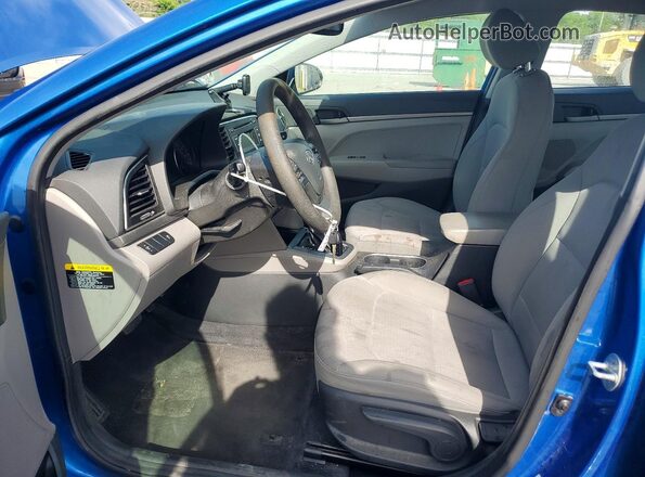 5NPD74LF6HH180605 2017 HYUNDAI ELANTRA Blue Vista interior delantera