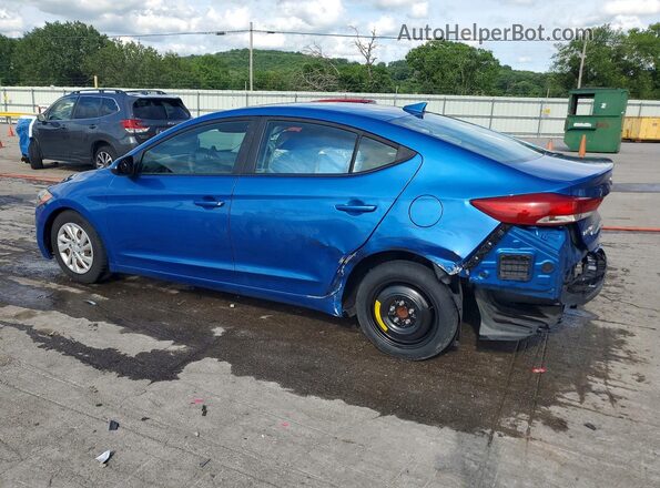 5NPD74LF6HH180605 2017 HYUNDAI ELANTRA Blue Trasero izquierdo