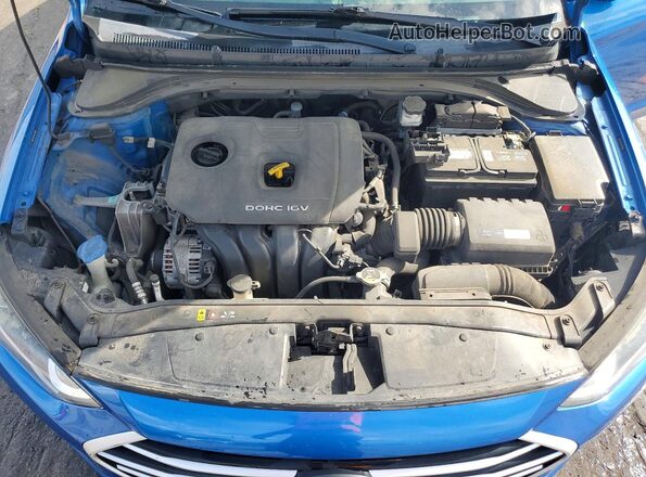 5NPD74LF6HH180605 2017 HYUNDAI ELANTRA Blue Vista interior trasera