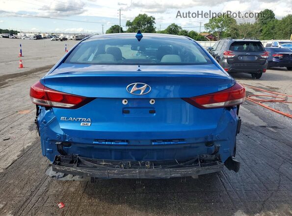 5NPD74LF6HH180605 2017 HYUNDAI ELANTRA Blue Vista trasera