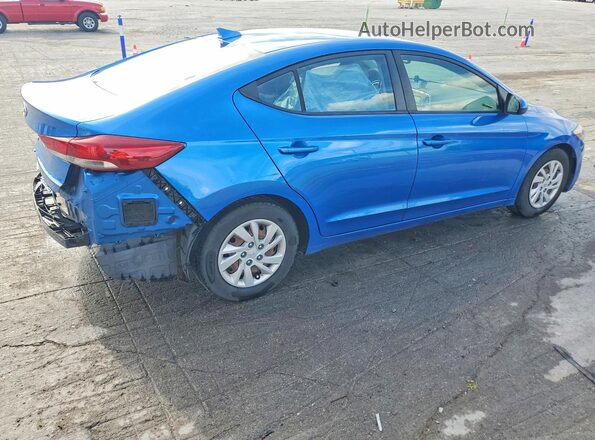 5NPD74LF6HH180605 2017 HYUNDAI ELANTRA Blue Trasero derecho