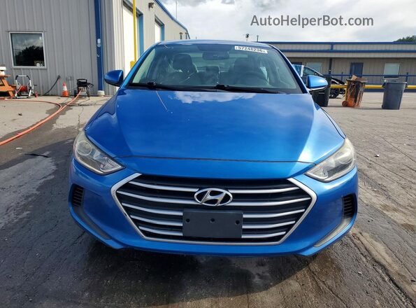 5NPD74LF6HH180605 2017 HYUNDAI ELANTRA Blue Vista frontal